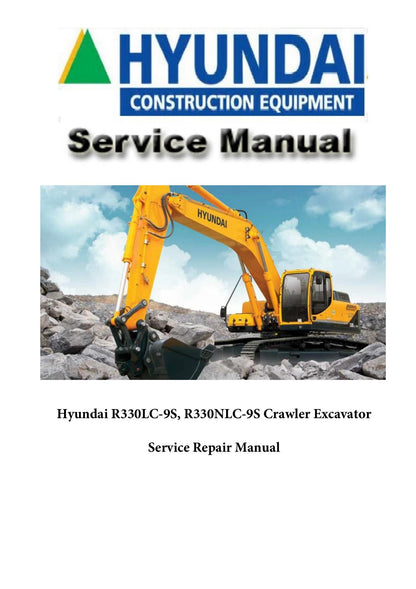 Hyundai R330LC-9S R330NLC-9S Excavator Service Manual | 2013-2017 - sample page 1
