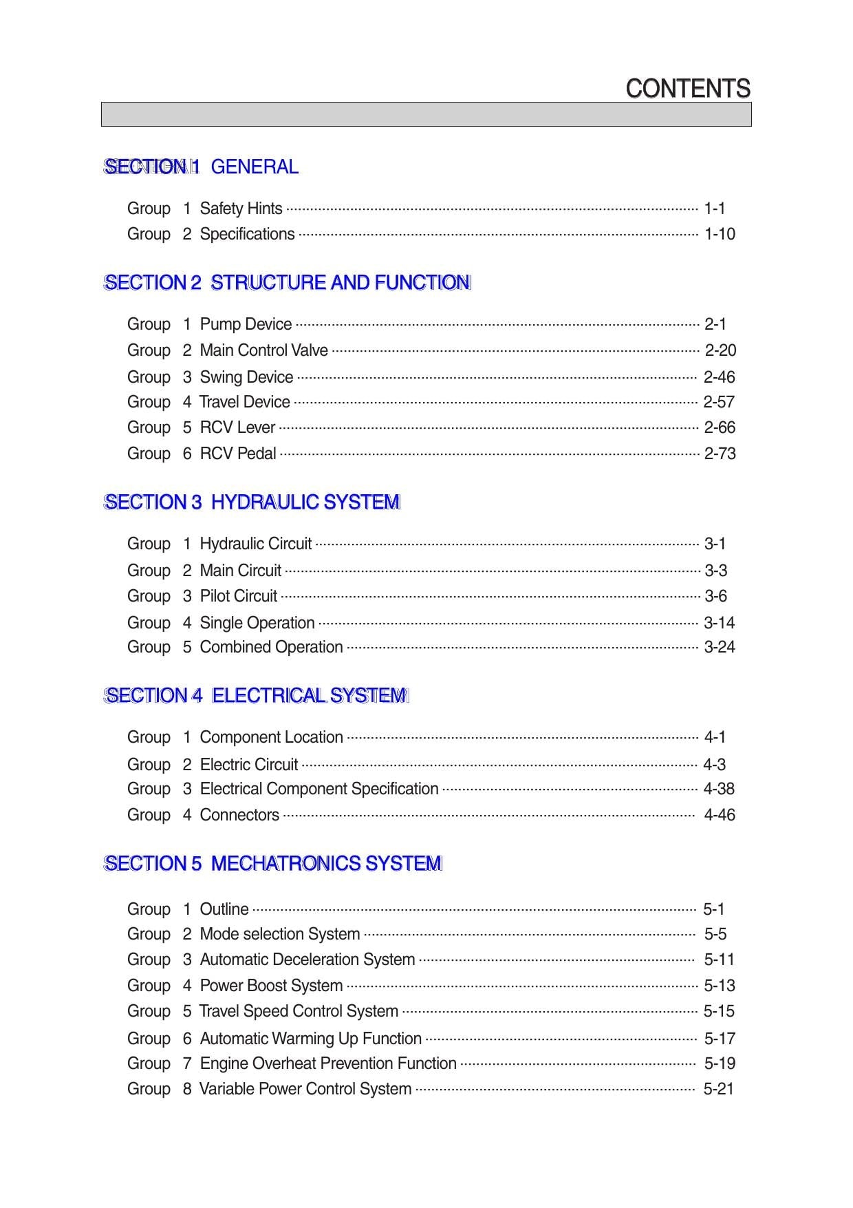Hyundai R330LC-9S R330NLC-9S Excavator Service Manual | 2013-2017 - sample page 4