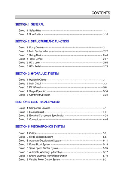 Hyundai R330LC-9S R330NLC-9S Excavator Service Manual | 2013-2017 - sample page 4