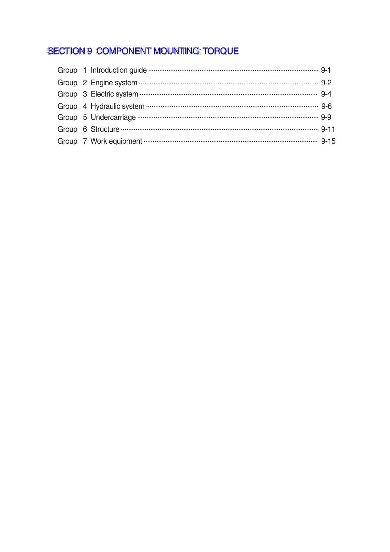 Hyundai R330LC-9S R330NLC-9S Excavator Service Manual | 2013-2017 - sample page 9