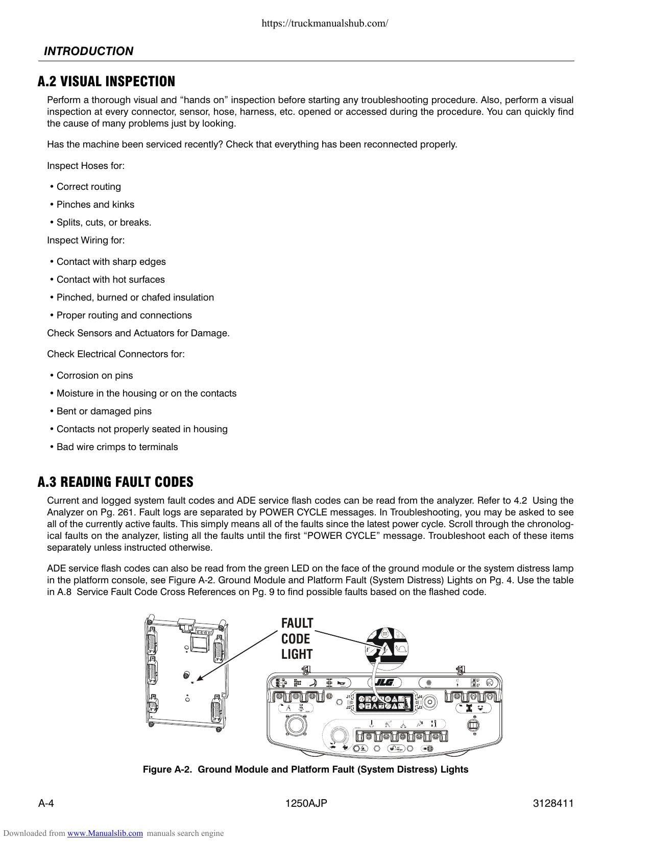 JLG 1250AJP Aerial Work Platform Service Manual | 2007-2011 - sample page 4
