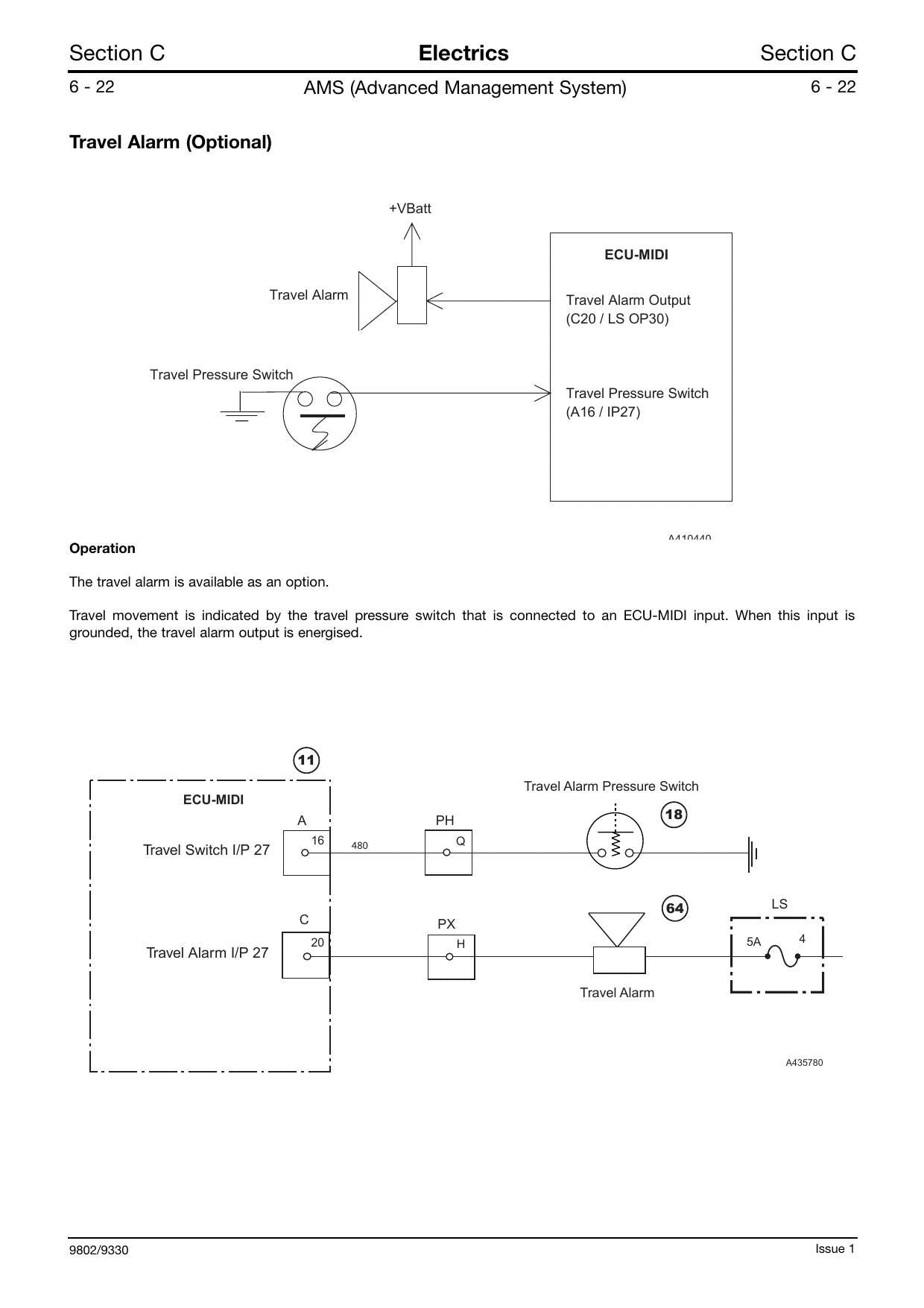 JCB 8080 Midi Excavator Service Manual | 1995-1999 - sample page 5