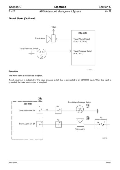 JCB 8080 Midi Excavator Service Manual | 1995-1999 - sample page 5