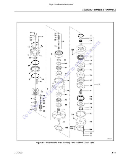 JLG 450A 450AJ Boom Lift Service Manual | 2019-2023 - sample page 9