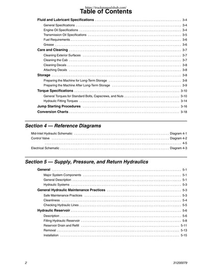 JLG Lull 1044C-54 Series II Telehandler Service Manual | 2005-2009 - sample page 5