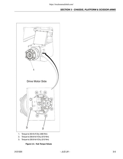 JLG 80SL Scissor Lift Service Manual | 2007-2011 - sample page 4
