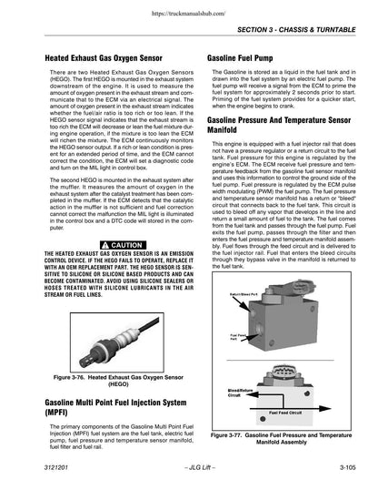 JLG 600A 600AJ Boom Lift Service Manual | 2004-2012 - sample page 2