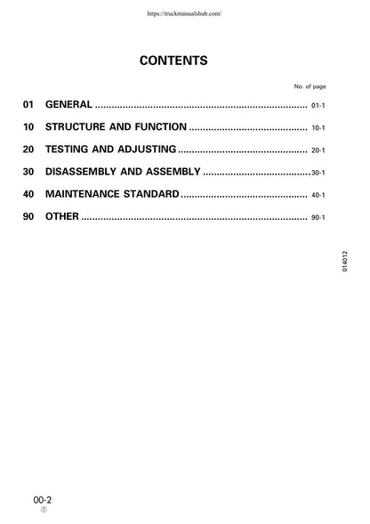 Komatsu D65E D65P D65EX D65PX-12 Dozer Service Manual | 2001-2005 - sample page 6