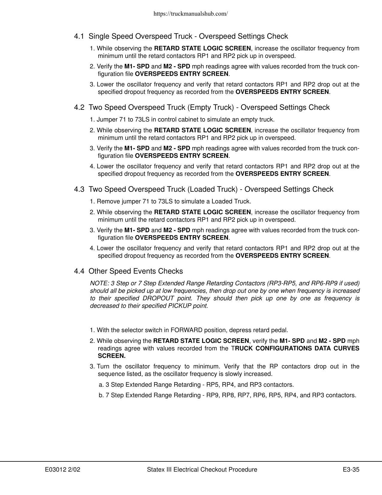 Komatsu 830E Serial A30708-A30732 Dump Truck Service Manual - sample page 7