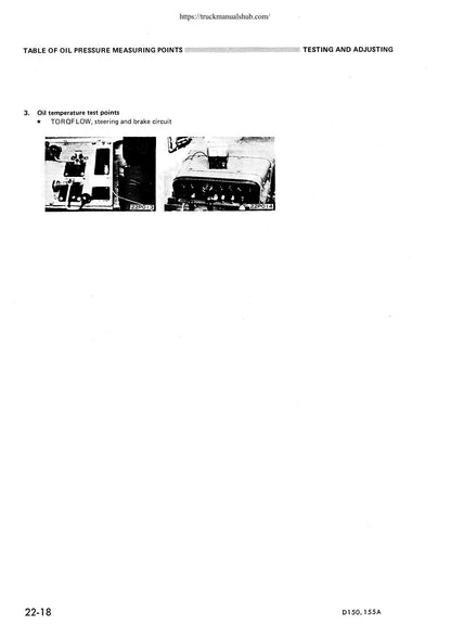 Komatsu D150A-1 D155A-1 Dozer Service Manual | 1988-1992 - sample page 3