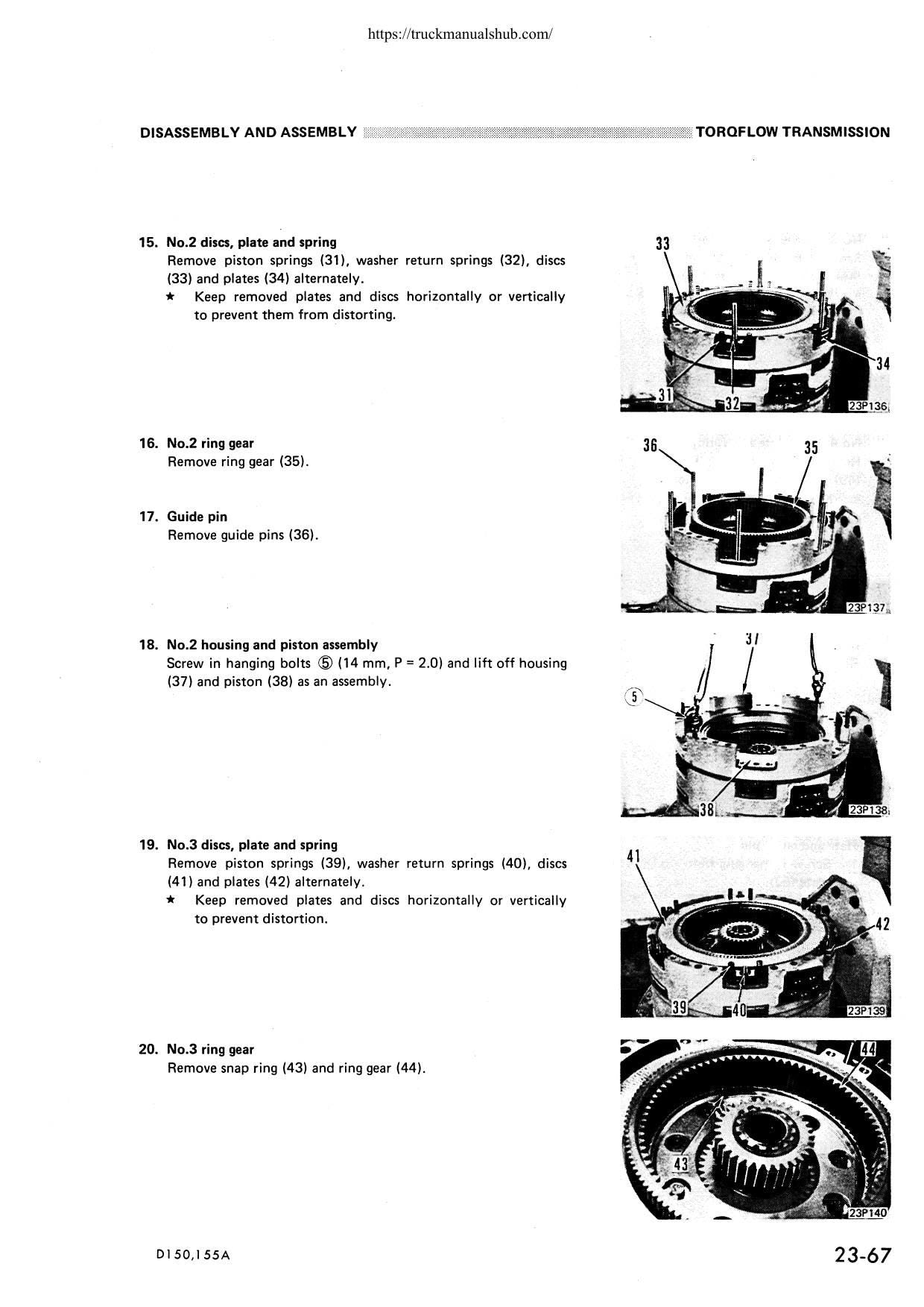 Komatsu D150A-1 D155A-1 Dozer Service Manual | 1988-1992 - sample page 4
