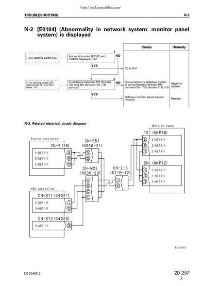 Komatsu D155AX-5 Bulldozer Service Manual | 2001-2005 - sample page 4
