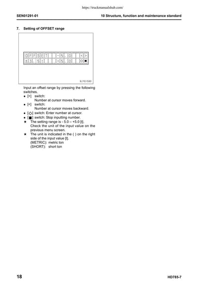 Komatsu HD785-7 Dump Truck Service Manual | 2007-2011 - sample page 8