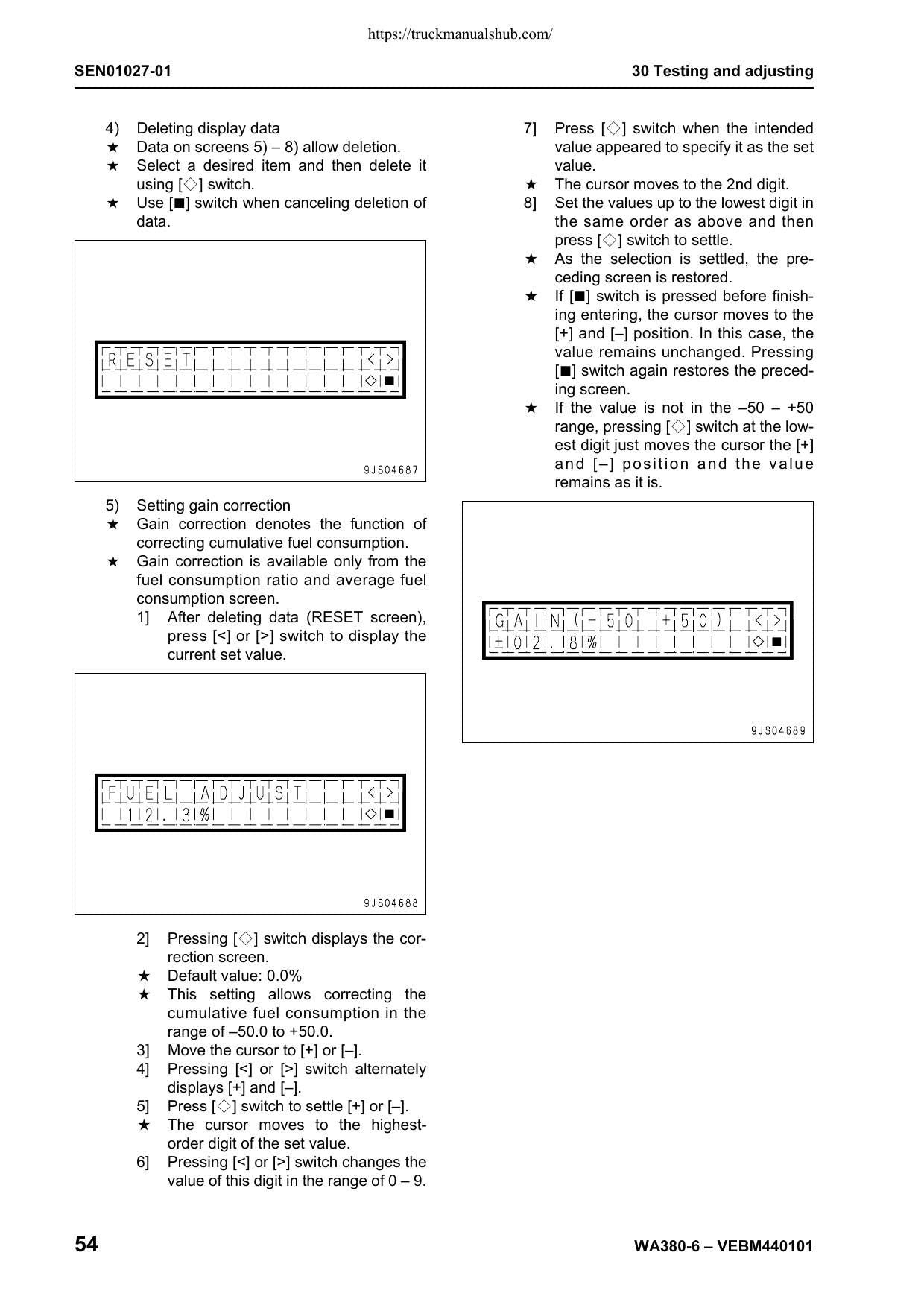 Komatsu WA380-6 Wheel Loader Service Manual | 2007-2011 - sample page 8