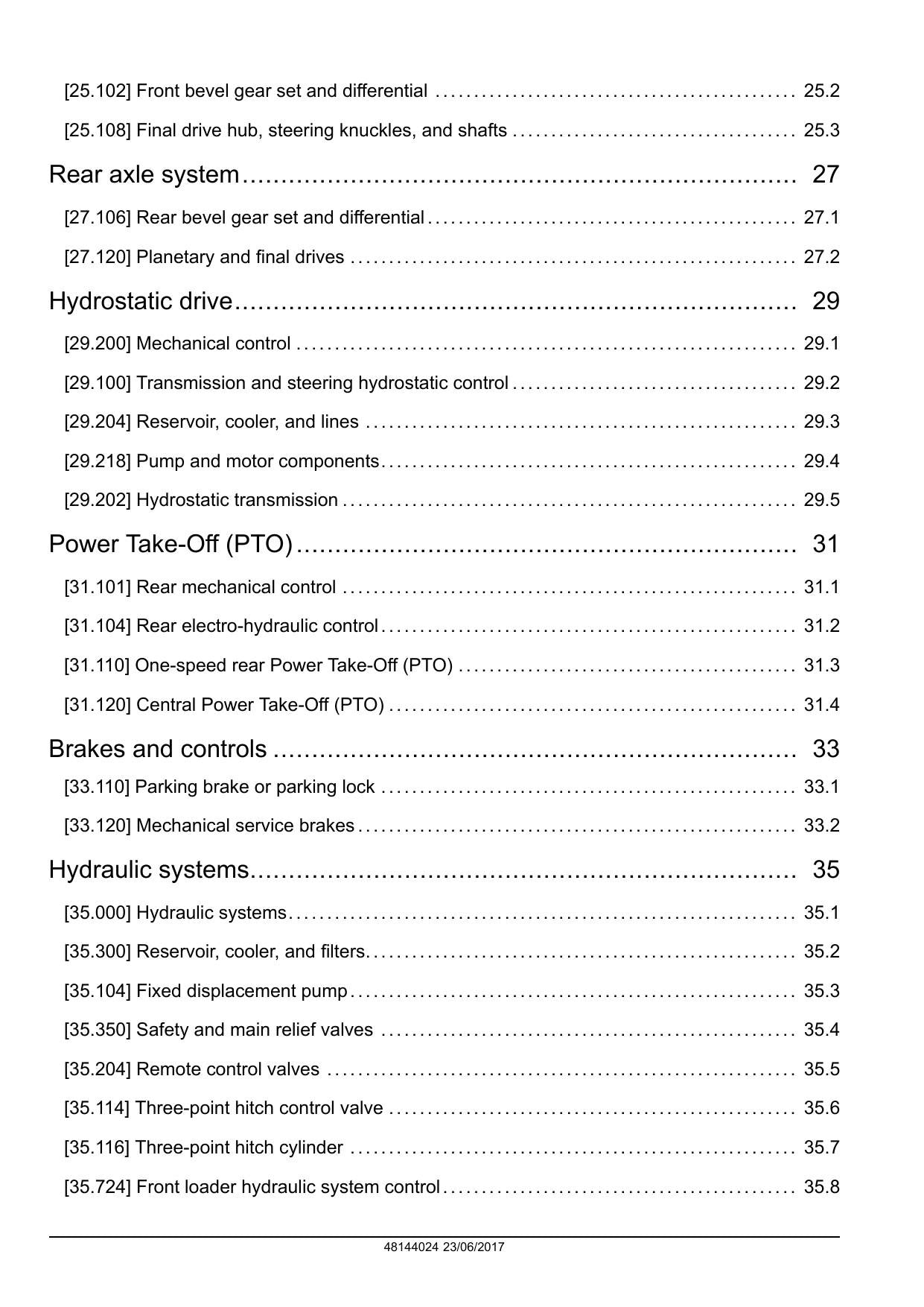New Holland Workmaster 35 40 Compact Tractor Service Manual | 2017-2021 - sample page 6