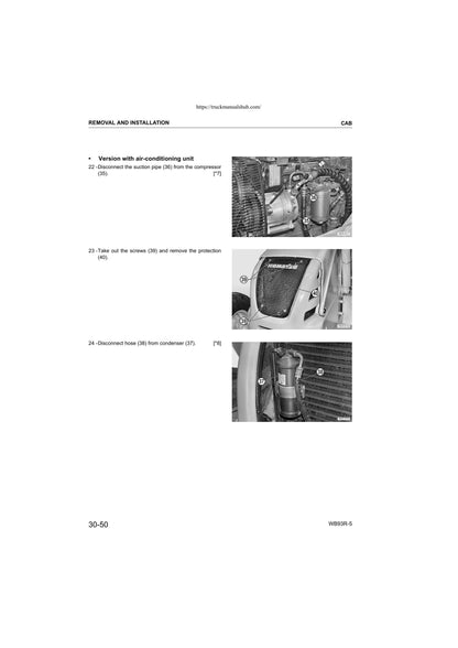 Komatsu WB93R-5 Backhoe Loader Service Manual | 2010-2014 - sample page 2