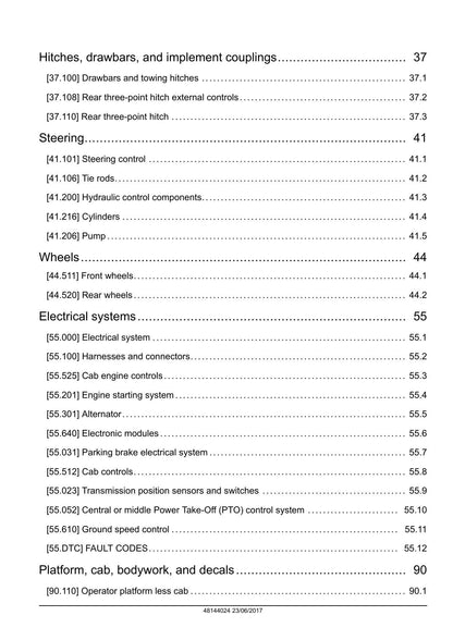 New Holland Workmaster 35 40 Compact Tractor Service Manual | 2017-2021 - sample page 7