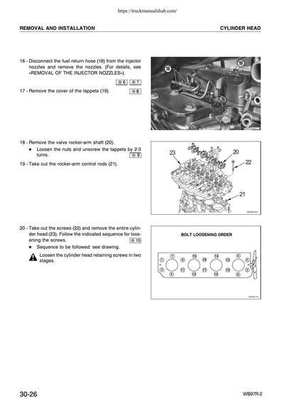 Komatsu WB97R-2 Backhoe Loader Service Manual | 2007-2011 - sample page 3