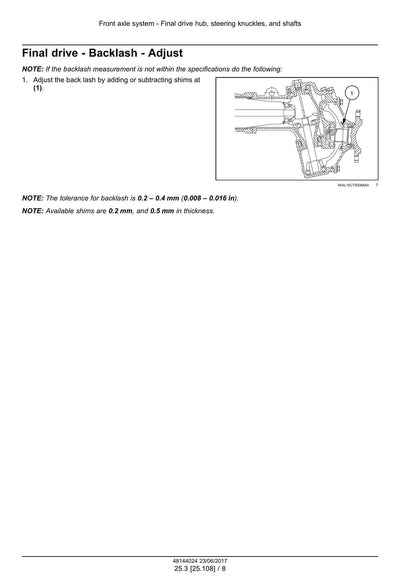 New Holland Workmaster 35 40 Compact Tractor Service Manual | 2017-2021 - sample page 4