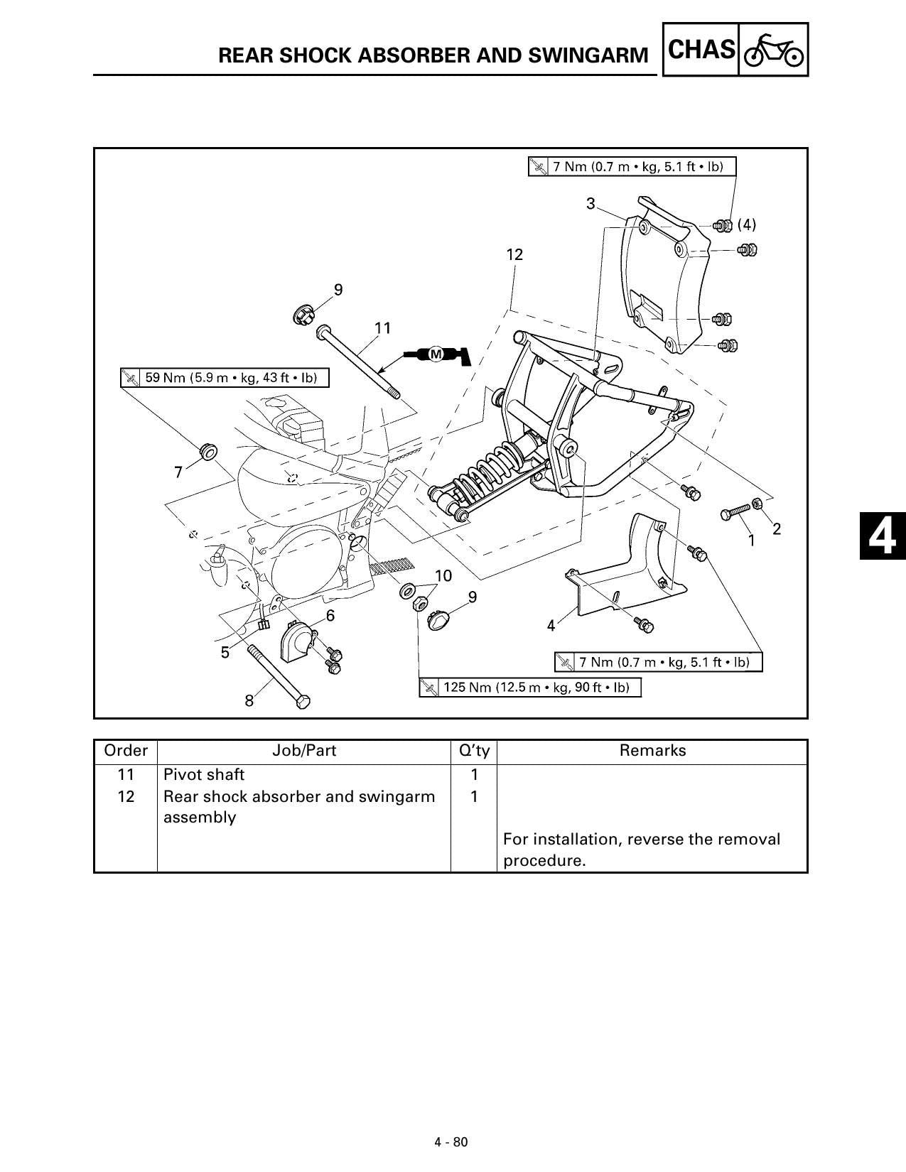 Yamaha XV16AL XV16ALC XV16ATL XV16ATLC Motorcycle Service Manual | 1998-2002 - sample page 4