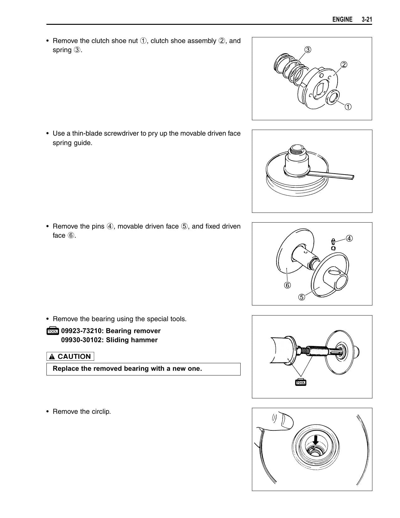 Suzuki UG110 Motorcycle Service Manual | 2000-2004 - sample page 8