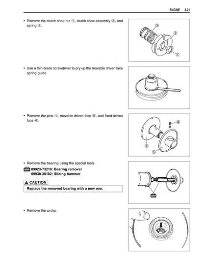 Suzuki UG110 Motorcycle Service Manual | 2000-2004 - sample page 8