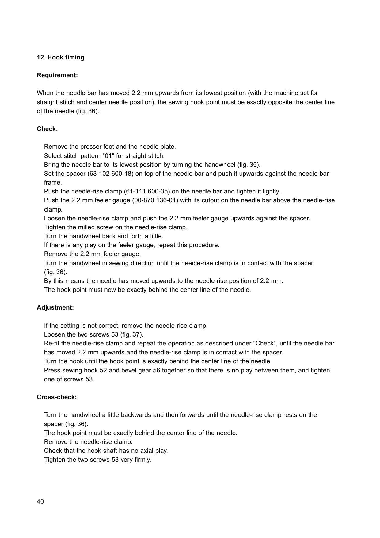 PFAFF Expression 2014 2024 2034 2044 Sewing Machine Service Manual | 2002-2006 - sample page 7