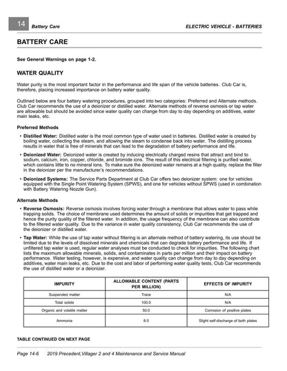 Club Car Precedent Villager 2 4 Golf Cart Service Manual | 2019-2023 - sample page 8