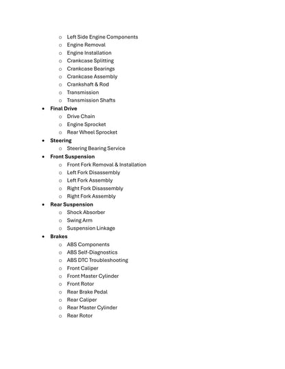 Honda CRF300L Rally Motorcycle Service Manual | 2021-2024 - sample page 8