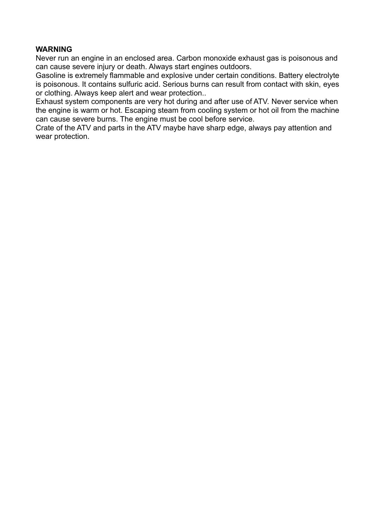 Linhai HY200X Z210 ATV Service Manual | 2022-2026 - sample page 4