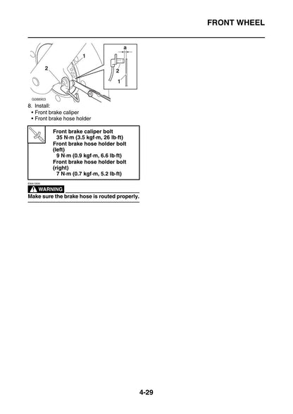 Yamaha TMAX Tech Max 560 Scooter Service Manual | 2020-2024 - sample page 4