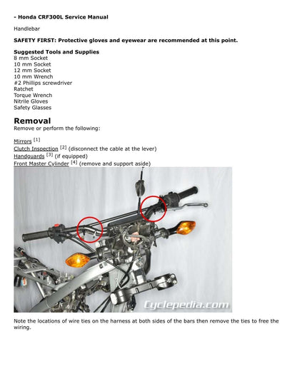 Honda CRF300L Rally Motorcycle Service Manual | 2021-2024 - sample page 4