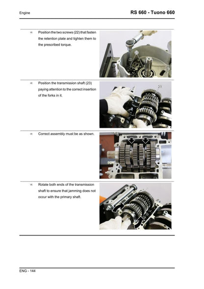 Aprilia RS 660 Tuono 660 Motorcycle Service Manual | 2021-2025 - sample page 3