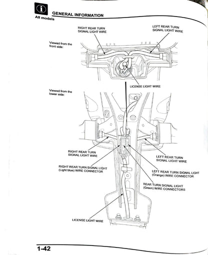 Honda Grom 125 Motorcycle Service Manual | 2022-2026 - sample page 4