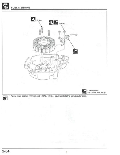 Honda CRF300L Motorcycle Service Manual | 2021-2025 - sample page 5
