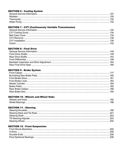 Argo Magnum XF 500 UTV Service Manual | 2023-2026 - sample page 9