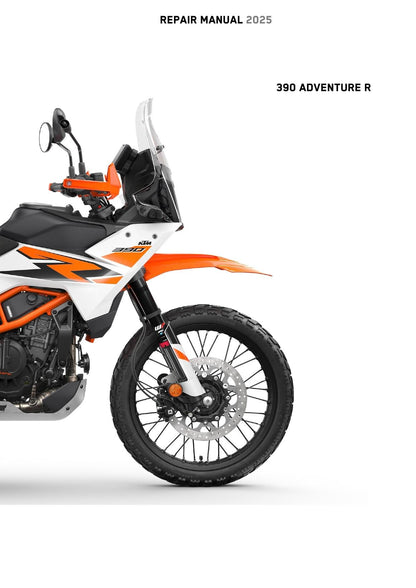 KTM 390 Adventure R Motorcycle Service Manual | 2025-2026 - sample page 1