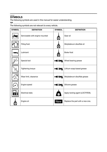 Yamaha Tenere 700 Motorcycle Service Manual | 2023-2026 - sample page 6