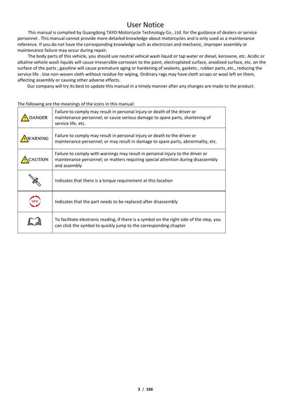 Zontes ZT703-F Adventure Motorcycle Service Manual | 2024-2026 - sample page 5