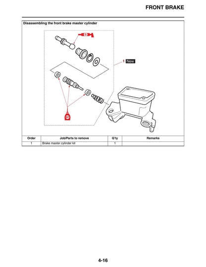 Yamaha YZ250FX Motorcycle Service Manual | 2023-2026 - sample page 3