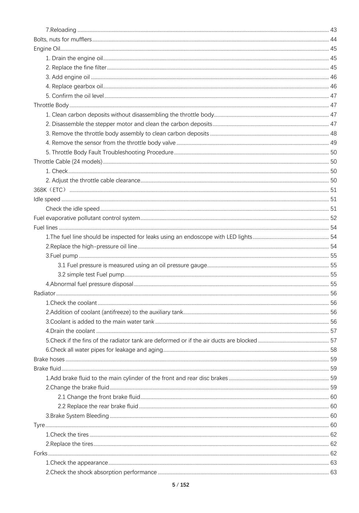 Zontes ZT368T-K Motorcycle Service Manual | 2026 - sample page 7