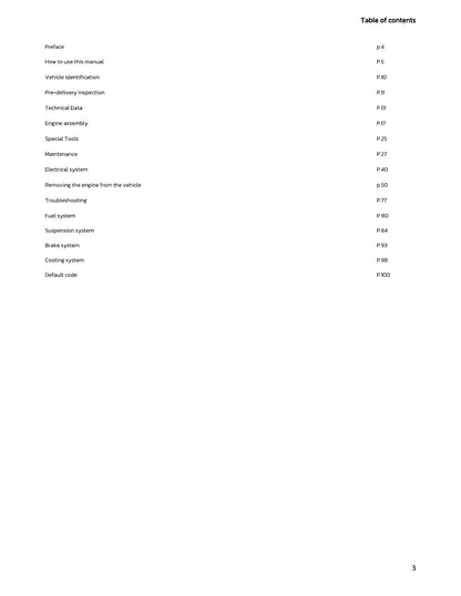 Lambretta X250 Motorcycle Service Manual | 2024-2026 - sample page 9