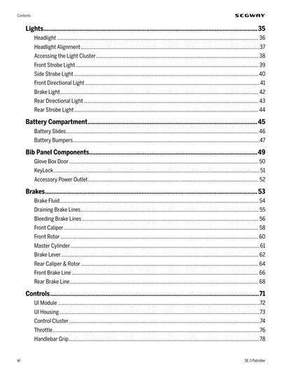 Segway SE-3 Patroller Personal Transporter Service Manual | 2015-2019 - sample page 4