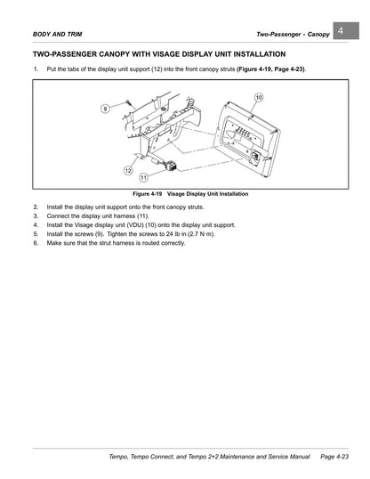Club Car Tempo Golf Cart Service Manual | 2020-2024 - sample page 6