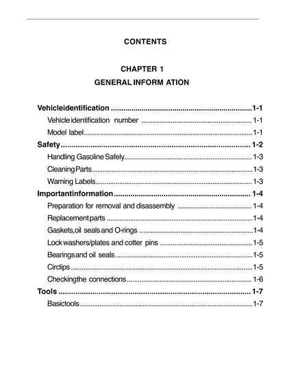 Loncin Xwolf 200 ATV Service Manual | 2020-2024 - sample page 7