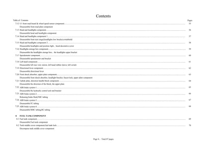 Zontes ZT125 ZT155 U U1 Euro V Motorcycle Service Manual | 2021-2025 - sample page 9