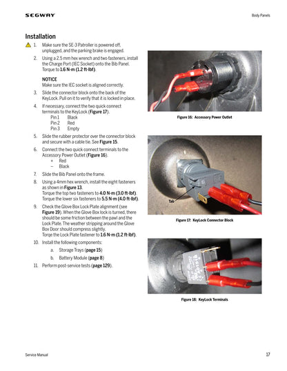 Segway SE-3 Patroller Personal Transporter Service Manual | 2015-2019 - sample page 1