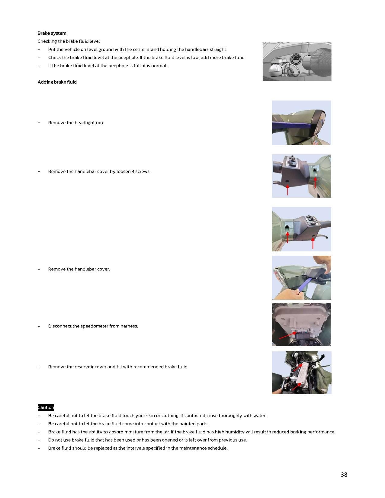 Lambretta X250 Motorcycle Service Manual | 2024-2026 - sample page 2