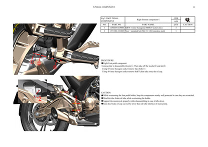 Zontes ZT125 ZT155 U U1 Euro V Motorcycle Service Manual | 2021-2025 - sample page 4