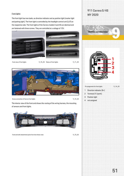 Porsche 911 Carrera S 4S Service Information Technik Car Service Manual | 2020-2024 - sample page 2